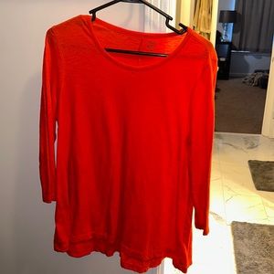 Crown & ivy Orange Top